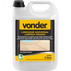 Limpador universal limpeza pesada, biodegradável, 5 litros, (Ref. 51.83.100.500) Vonder