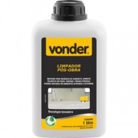 Limpador pós obra, biodegradável, 1 litro, (Ref. 51.84.100.100) Vonder